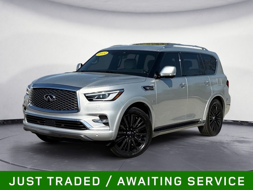 Gray (Liquid Platinum) 2019 INFINITI QX80 Limited 4WD SUV / Crossover All-Wheel Drive 7-Speed Automatic
