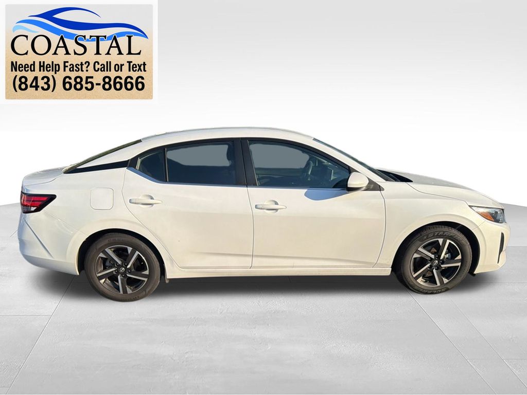 2024 Nissan Sentra SV White at Stokes Mazda