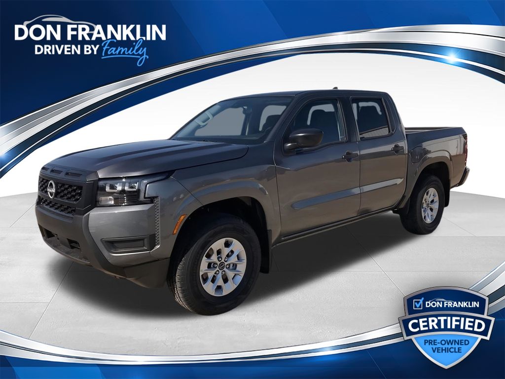 Gray (Gun Metallic) 2026 Nissan Frontier Pickup Truck Four-Wheel Drive 9-Speed Automatic Overdrive