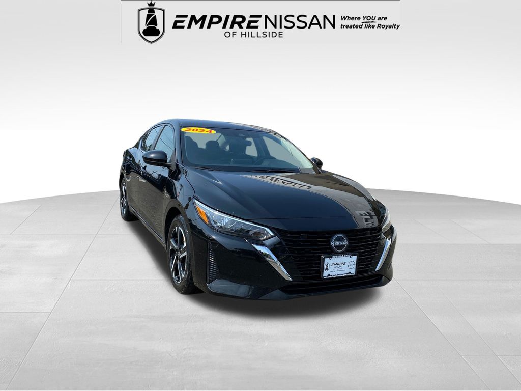 Super Black 2024 Nissan Sentra Sedan Front-Wheel Drive Continuously Variable Transmission