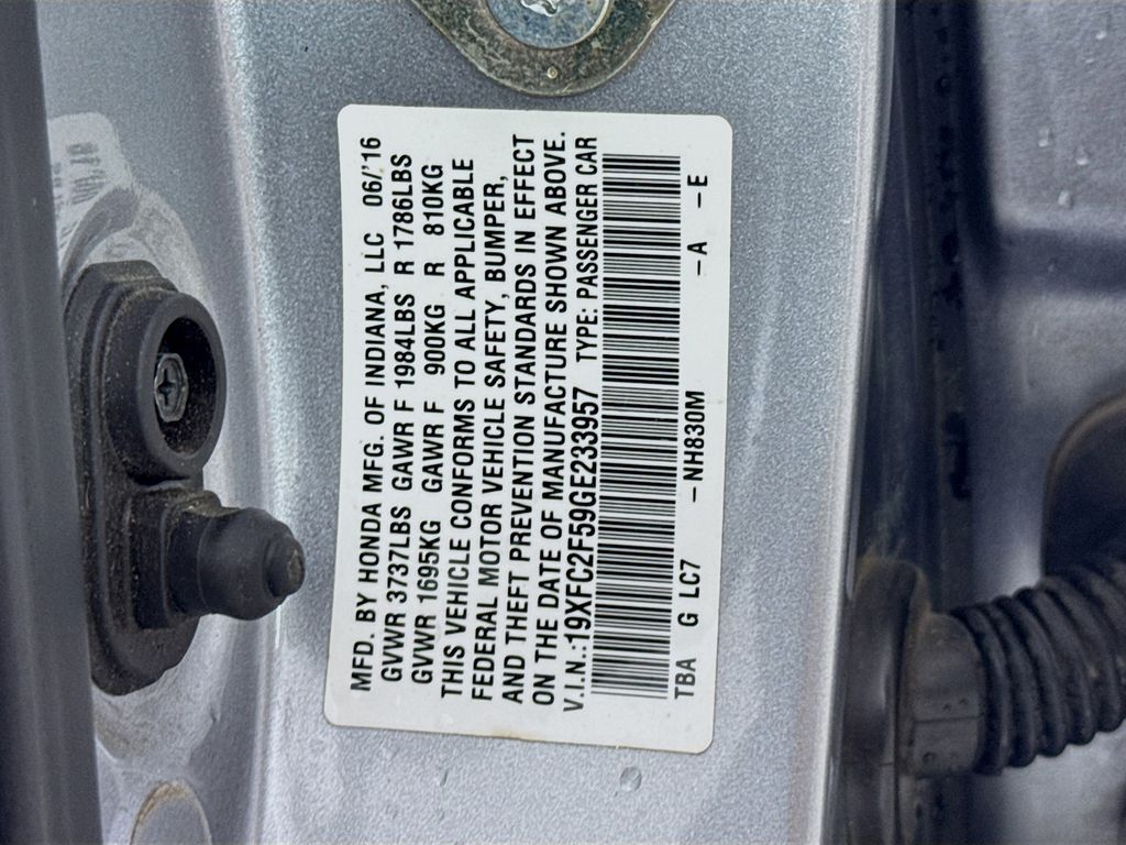 Used Car 2016 Honda Civic  Lx For Sale Under $12,000 In Austin, Texas