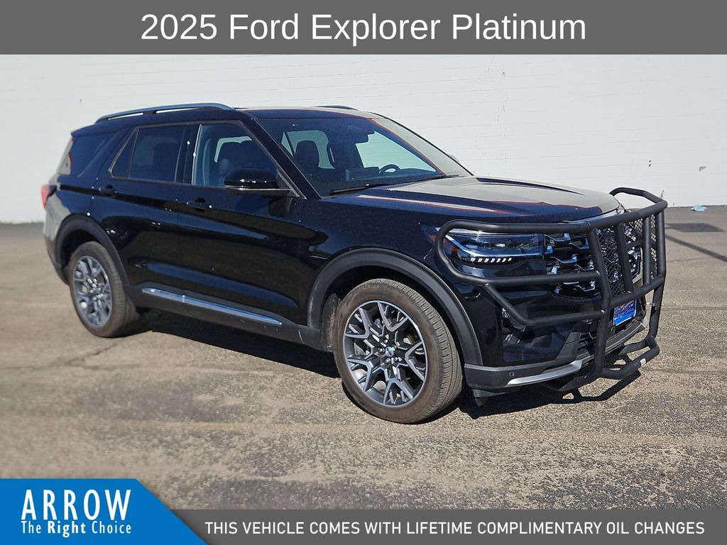 Black Metallic 2025 Ford Explorer SUV / Crossover All-Wheel Drive Automatic