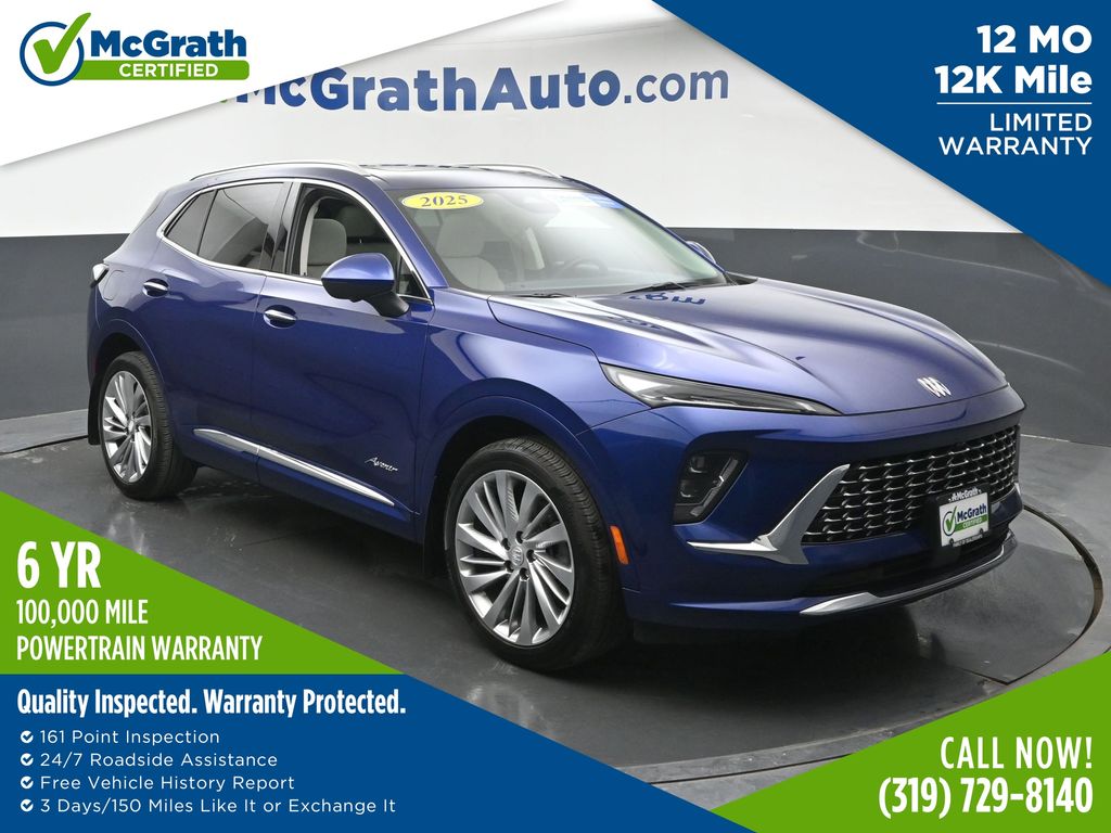Calypso Blue Metallic 2025 Buick Envision Avenir AWD SUV / Crossover All-Wheel Drive 9-Speed Automatic