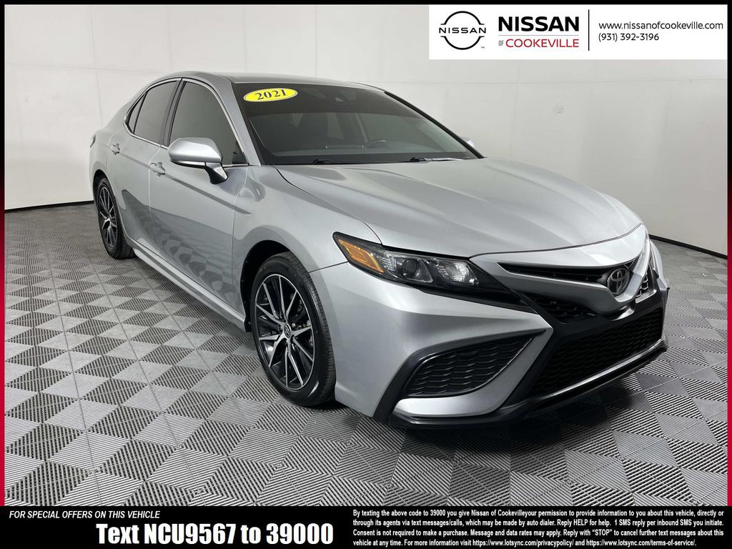Celestial Silver Metallic 2021 Toyota Camry SE FWD Sedan Front-Wheel Drive 8-Speed Automatic