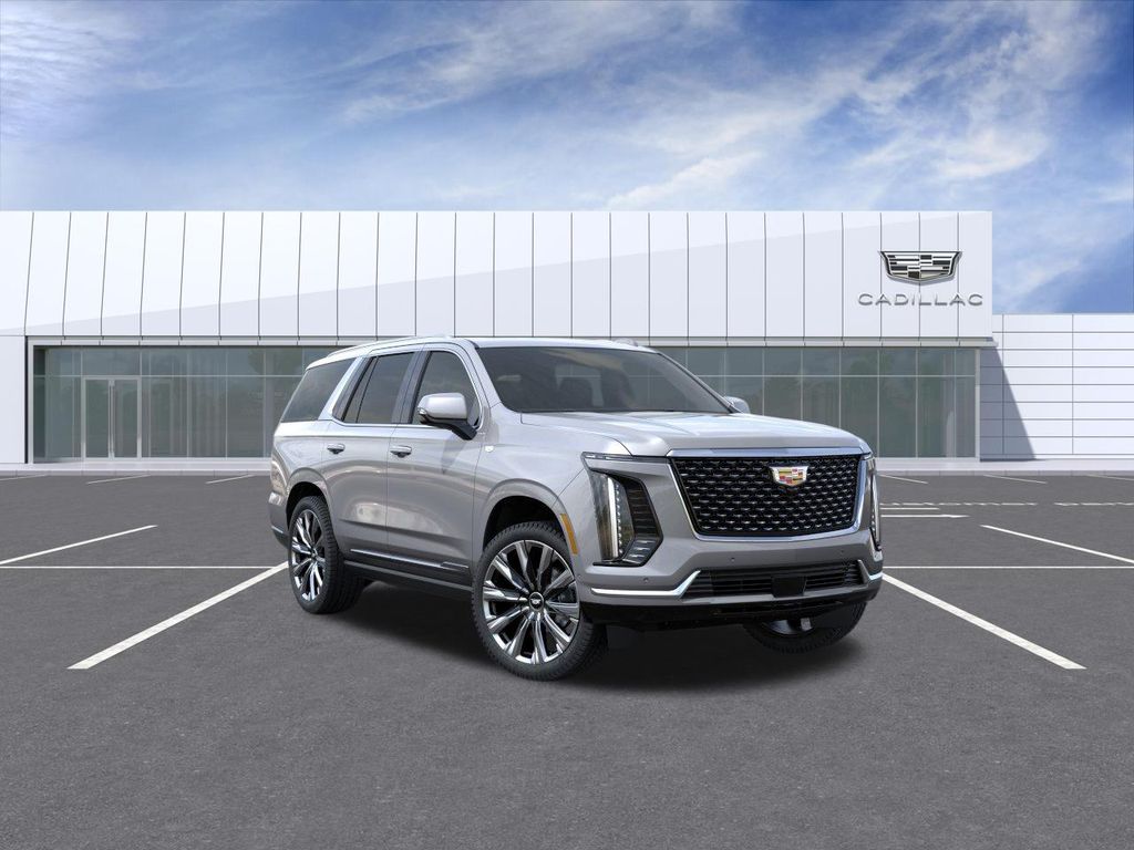 Argent Silver Metallic 2026 Cadillac Escalade Luxury 4WD SUV / Crossover Four-Wheel Drive