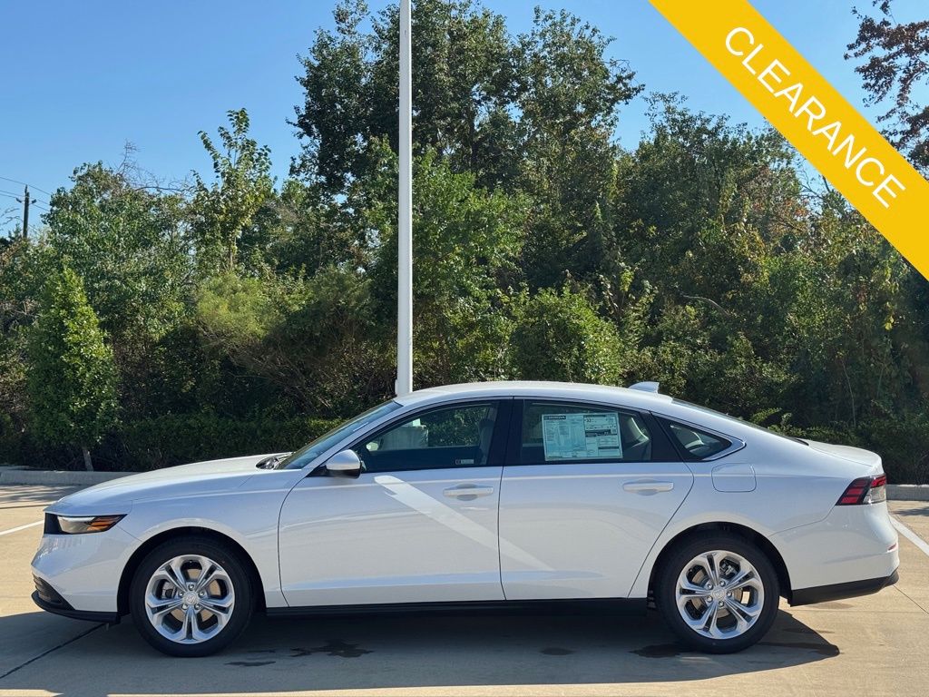 2025 Honda Accord LX White at Community Honda