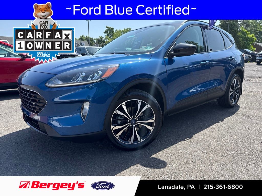 Blue Metallic 2022 Ford Escape SUV / Crossover All-Wheel Drive 8-Speed Automatic