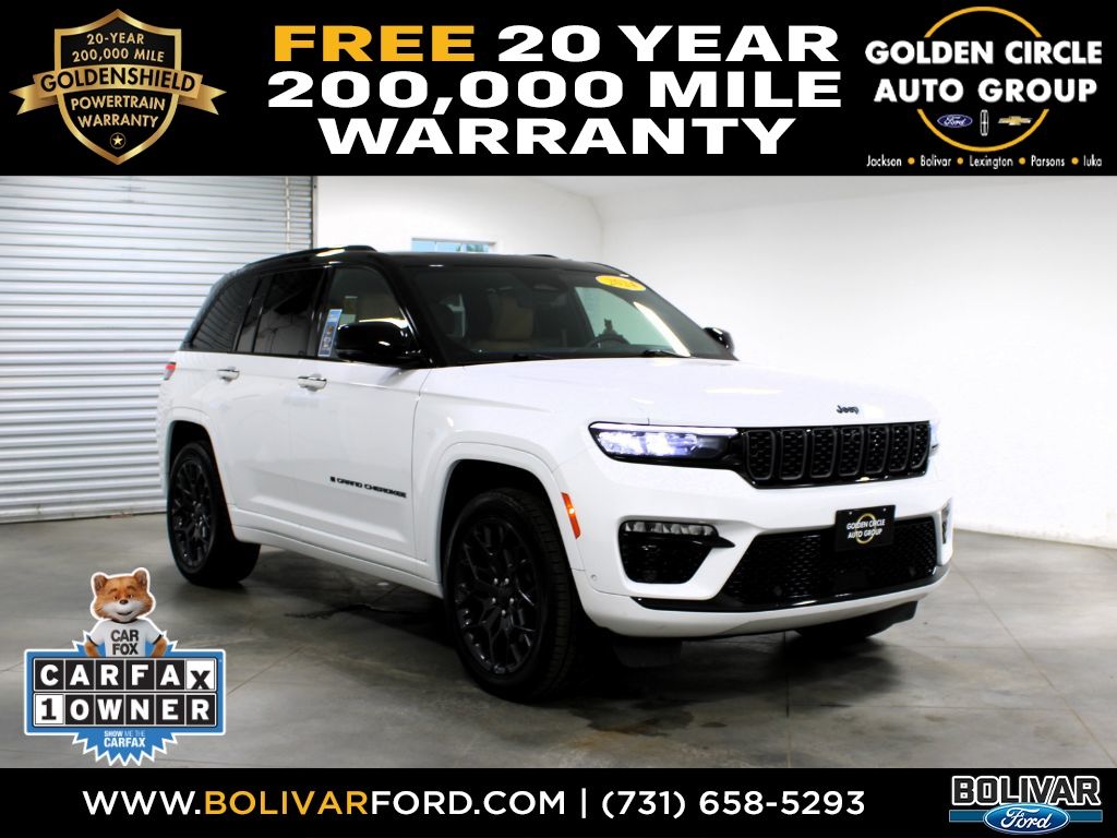 Bright White Clearcoat 2024 Jeep Grand Cherokee 4xe SUV / Crossover Four-Wheel Drive 8-Speed Automatic