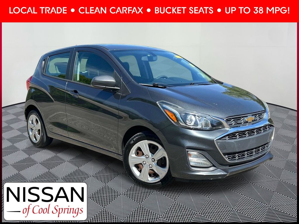 Nightfall Gray Metallic 2020 Chevrolet Spark LS FWD Hatchback Front-Wheel Drive Continuously Variable Transmission