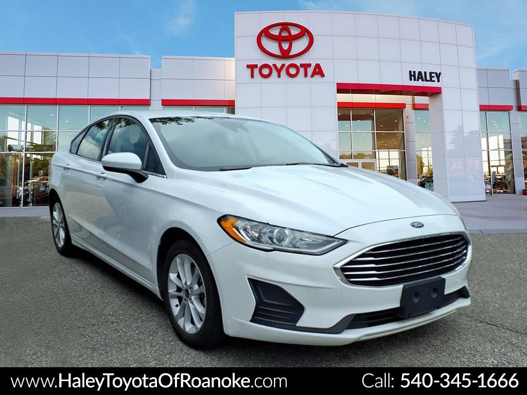 Oxford White 2020 Ford Fusion SE FWD Sedan Front-Wheel Drive 6-Speed Automatic