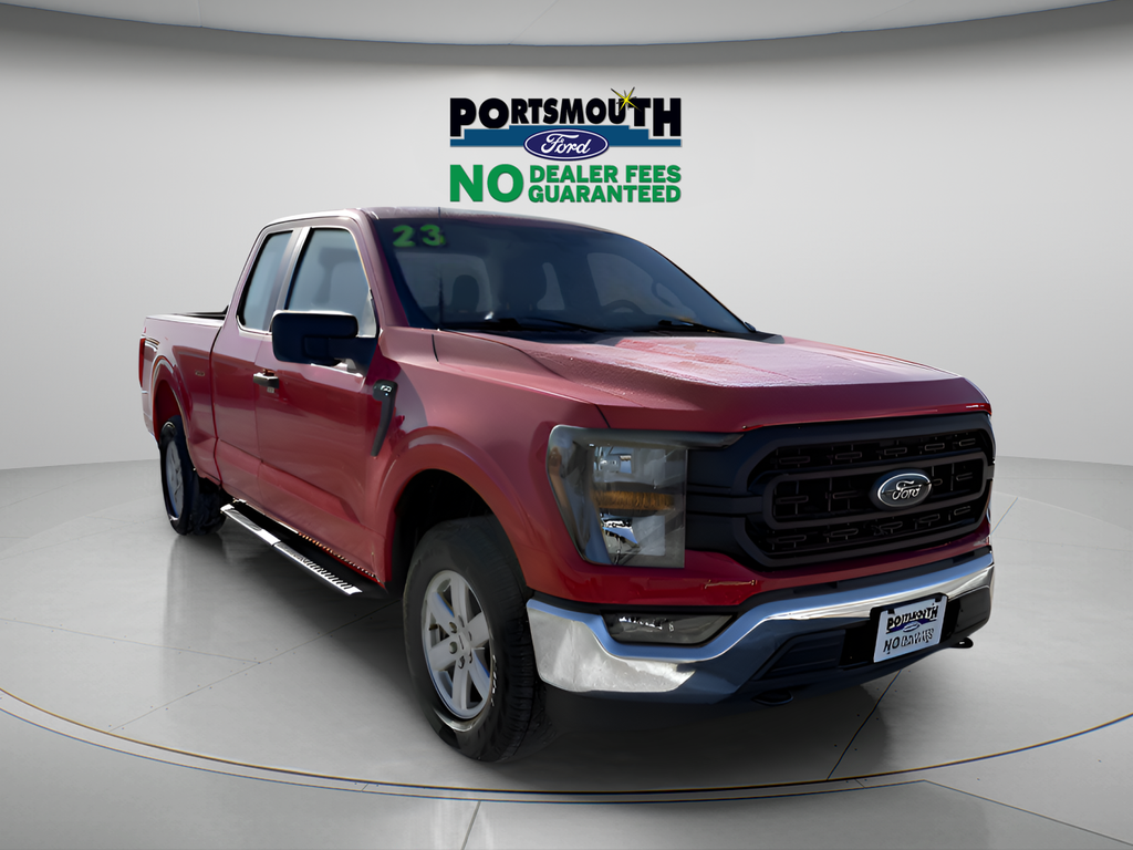 Race Red 2023 Ford F-150 XL SuperCab 4WD Pickup Truck Four-Wheel Drive Automatic