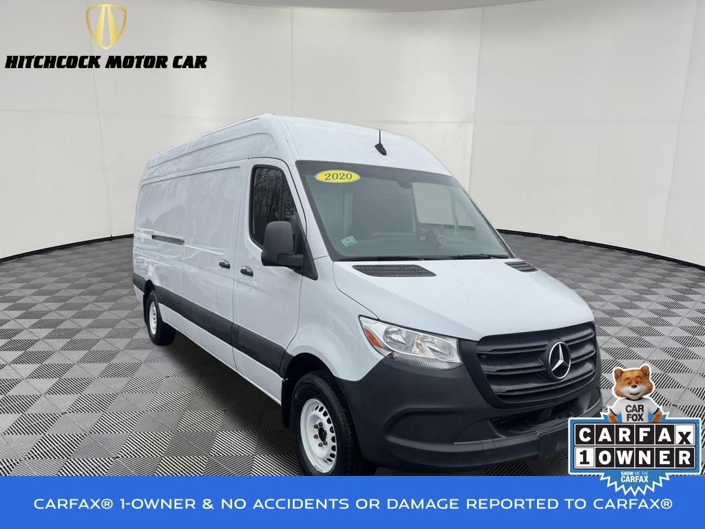 White 2020 Mercedes-Benz Sprinter Cargo Van 4X2 9-Speed Automatic