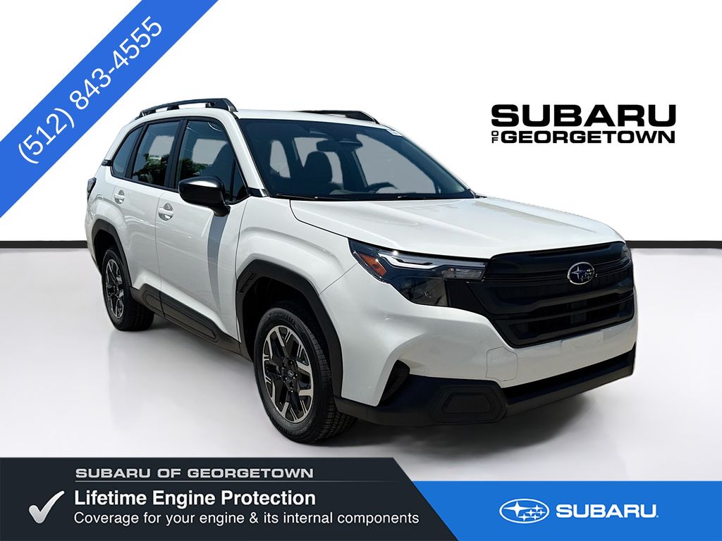White 2026 Subaru Forester SUV / Crossover All-Wheel Drive Continuously Variable Transmission