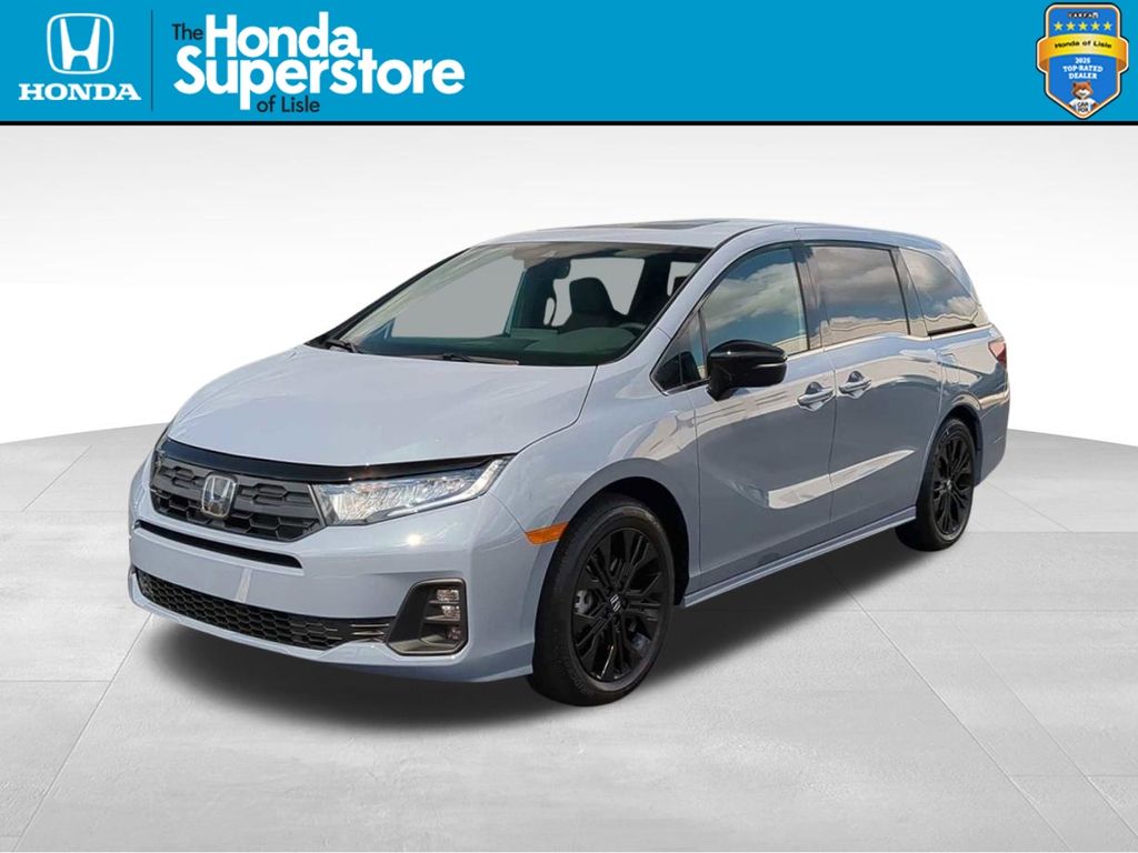 Gray 2026 Honda Odyssey Minivan Front-Wheel Drive Automatic