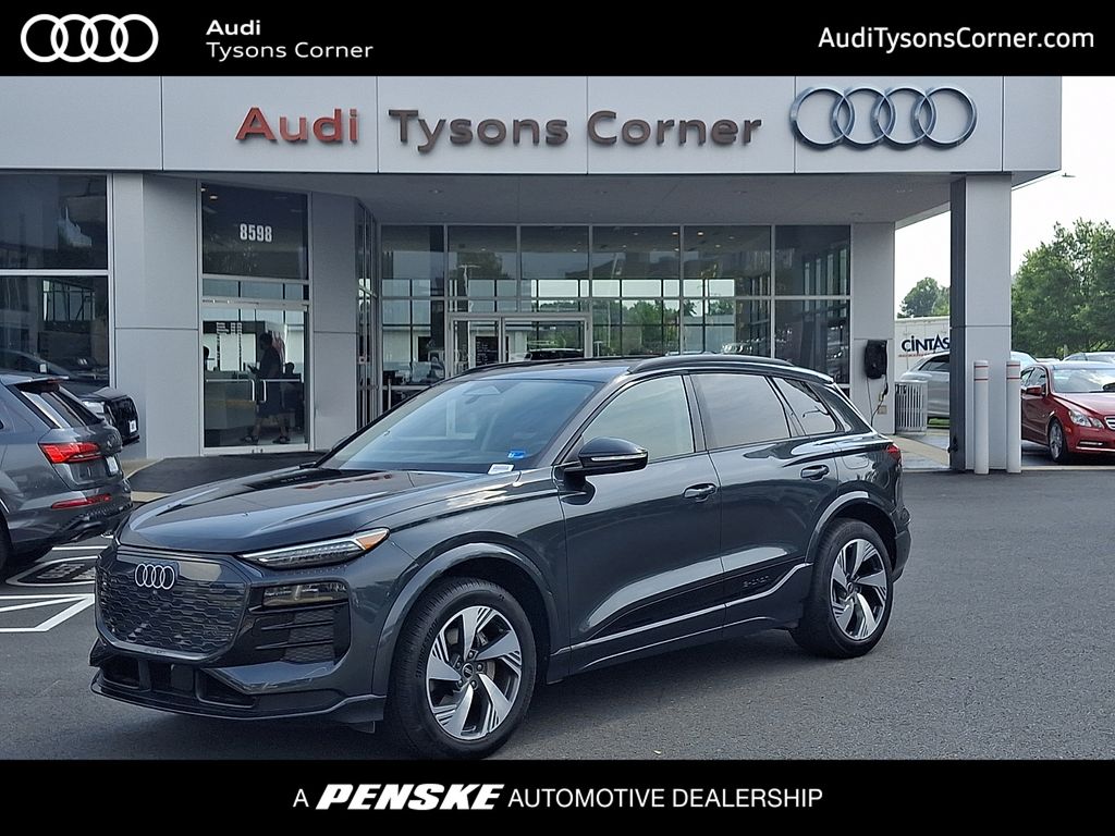 Manhattan Gray Metallic 2025 Audi Q6 e-tron SUV / Crossover All-Wheel Drive Automatic