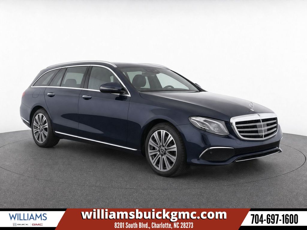 Lunar Blue Metallic 2019 Mercedes-Benz E-Class Wagon All-Wheel Drive 9-Speed Automatic