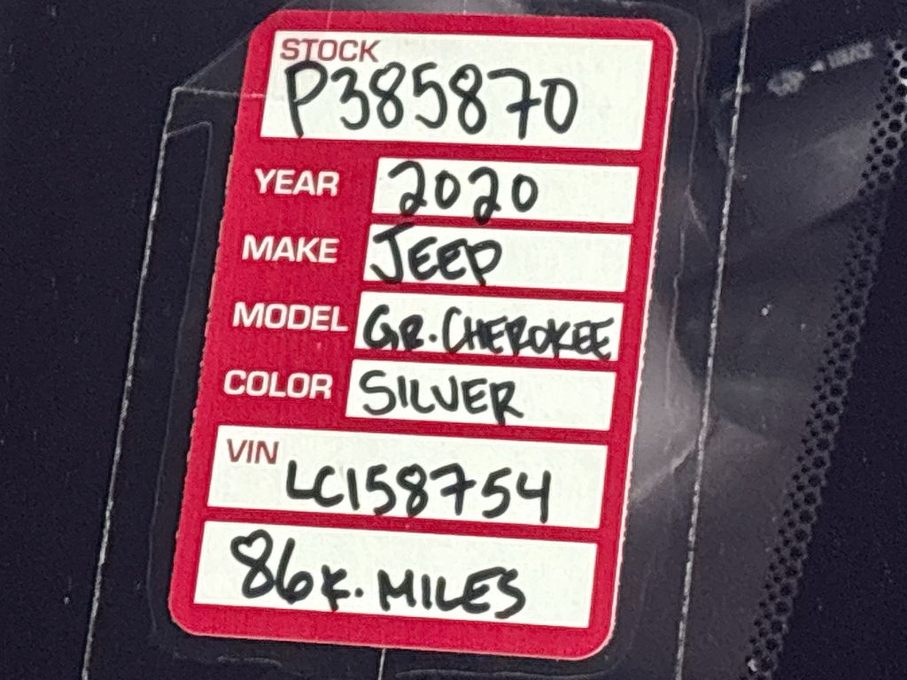 2020 Jeep Grand Cherokee Overland