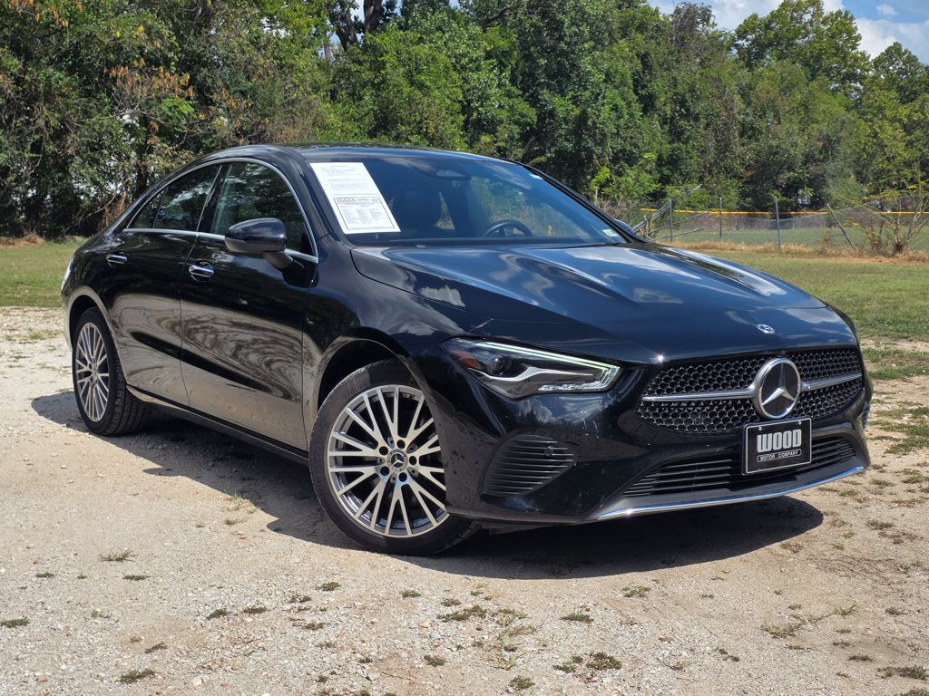 Black 2025 Mercedes-Benz CLA Coupe Front-Wheel Drive 8-Speed Dual Clutch