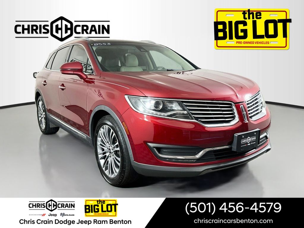 Ruby Red Metallic 2016 Lincoln MKX SUV / Crossover Front-Wheel Drive 6-Speed Automatic