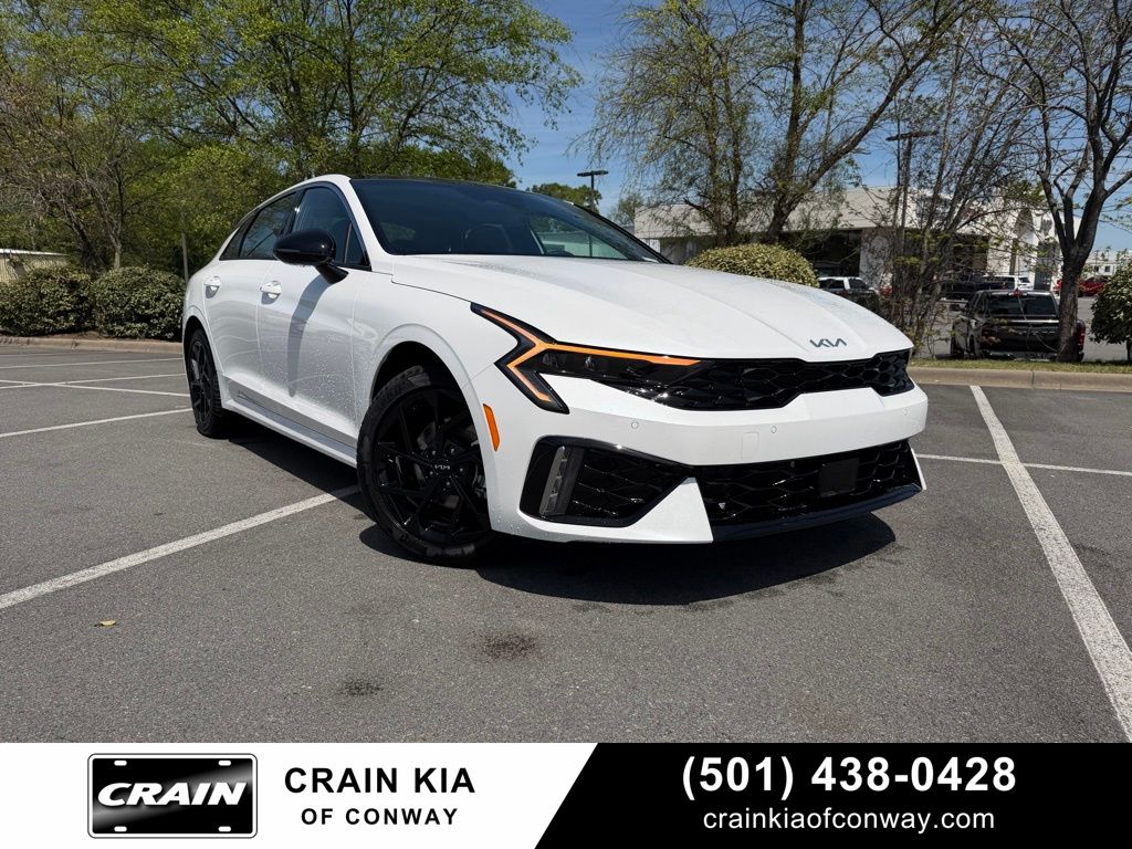 Snow White Pearl 2026 Kia K5 GT-Line FWD Sedan Front-Wheel Drive 8-Speed Automatic