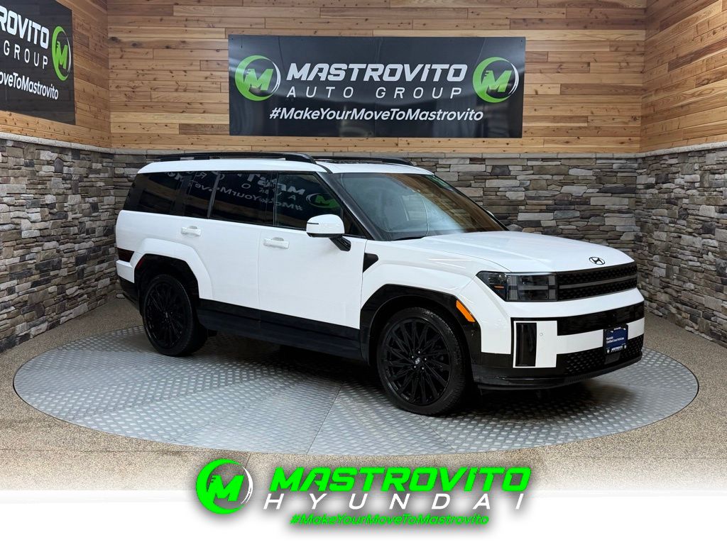 Serenity White 2024 Hyundai Santa Fe Calligraphy AWD SUV / Crossover All-Wheel Drive Automatic