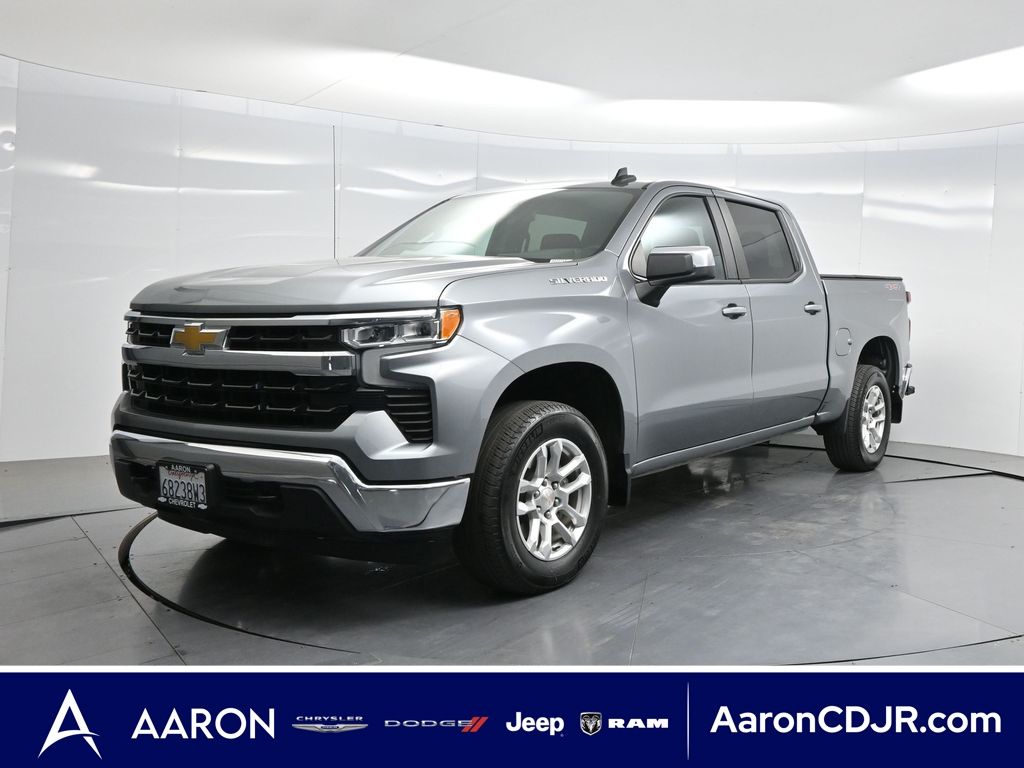 Sterling Gray Metallic 2024 Chevrolet Silverado 1500 Pickup Truck Four-Wheel Drive 8-Speed Automatic