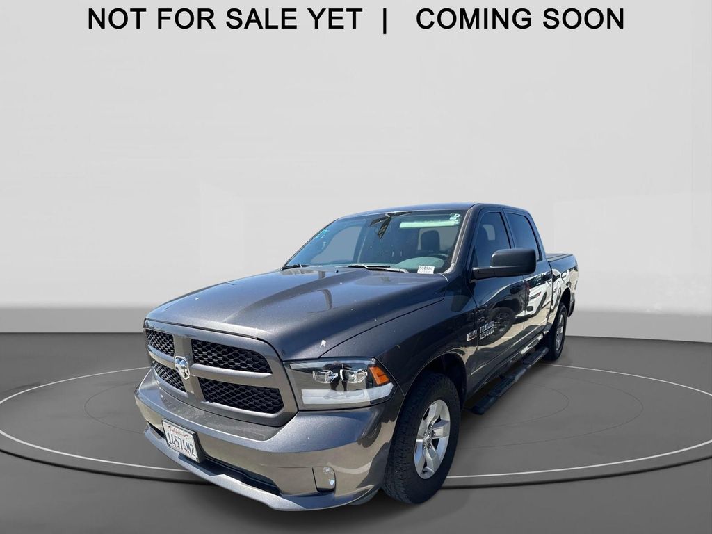 Gray (Granite Crystal Metallic Clearcoat) 2018 RAM 1500 Express Crew Cab RWD Pickup Truck 4X2 8-Speed Automatic