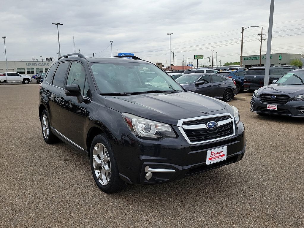 Crystal Black Silica 2018 Subaru Forester 2.5i Touring SUV / Crossover All-Wheel Drive Continuously Variable Transmission