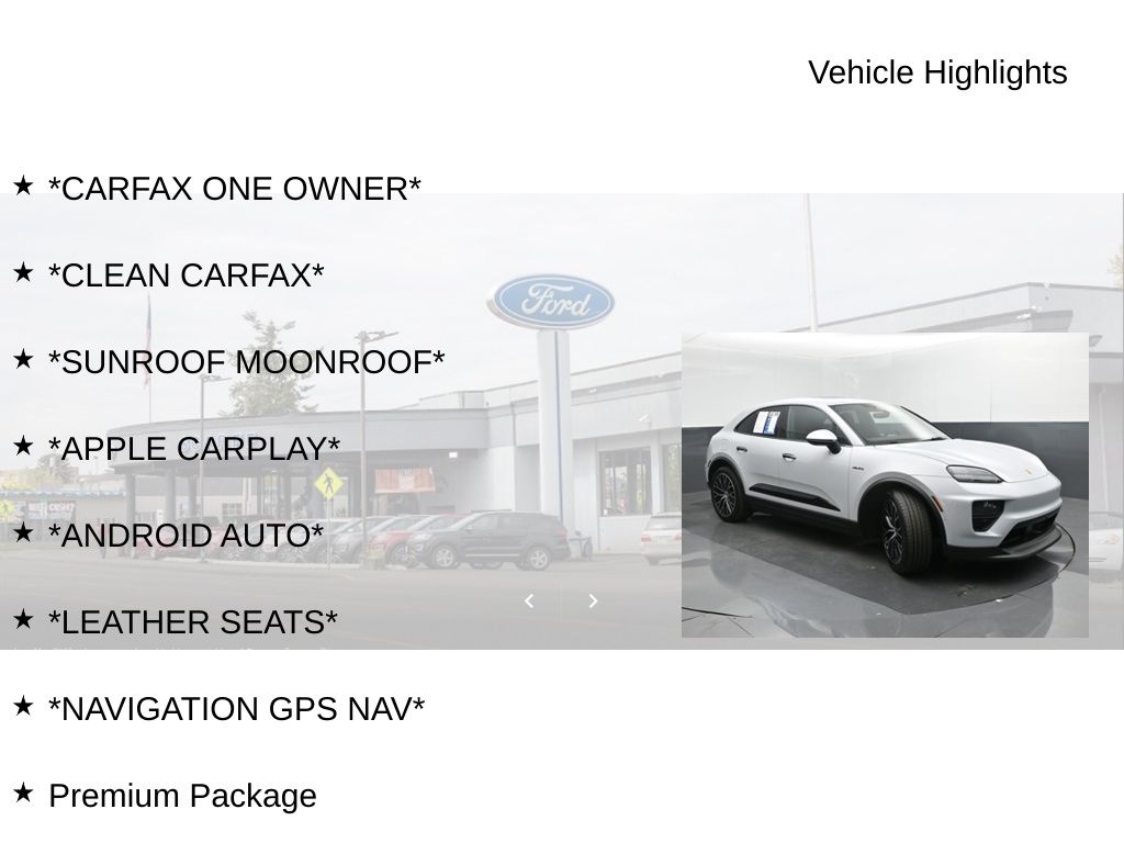 2024 Porsche Macan Electric 4