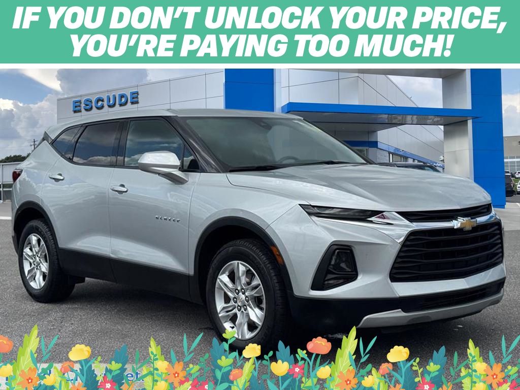 Silver Ice Metallic 2022 Chevrolet Blazer SUV / Crossover Front-Wheel Drive 9-Speed Automatic Overdrive