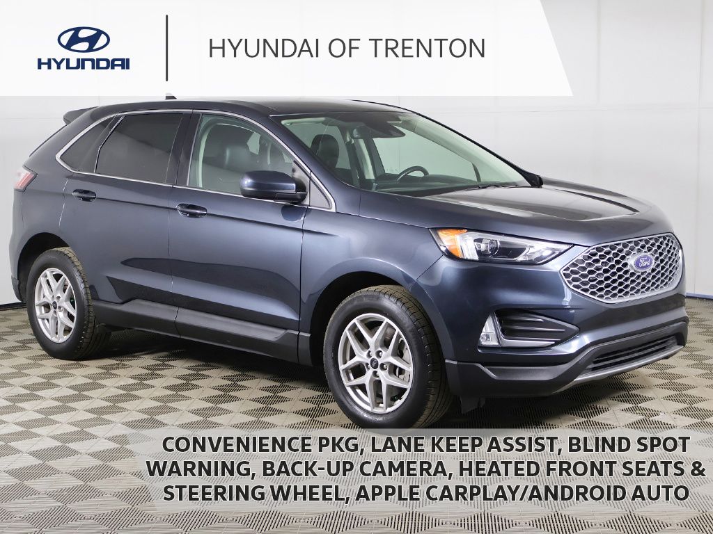 Stone Blue Metallic 2023 Ford Edge SUV / Crossover All-Wheel Drive 8-Speed Automatic