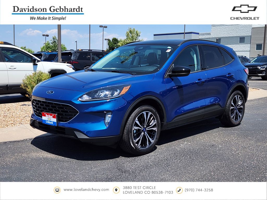 Blue Metallic 2022 Ford Escape SUV / Crossover All-Wheel Drive 8-Speed Automatic