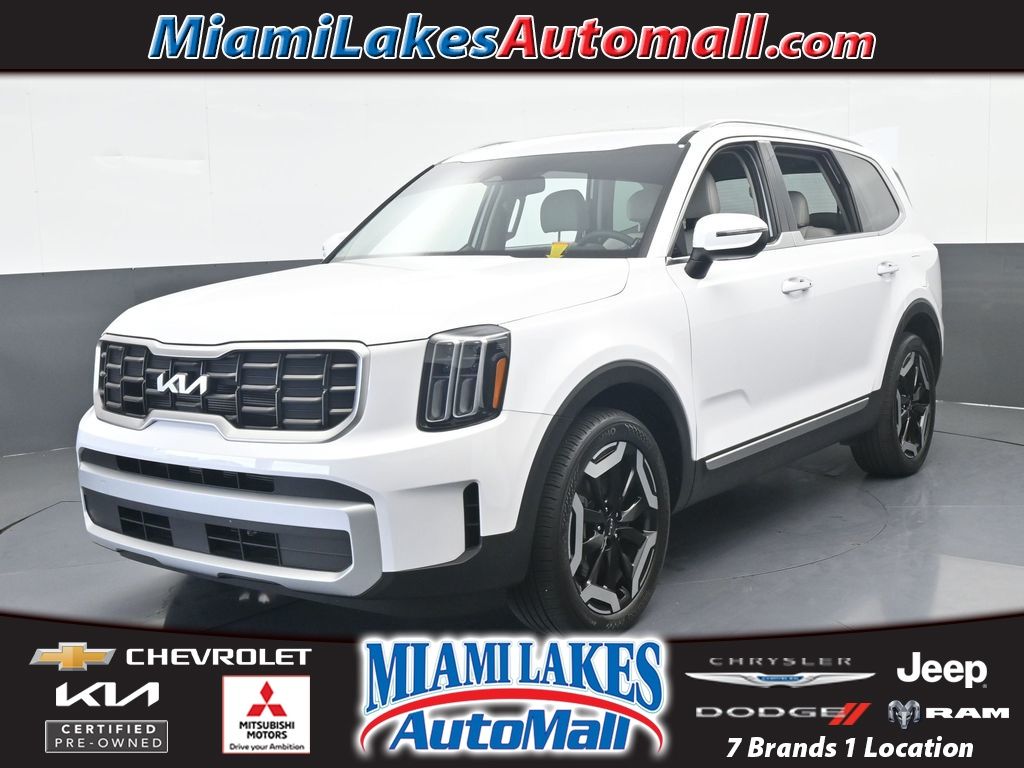 Glacial White Pearl 2024 Kia Telluride SUV / Crossover Front-Wheel Drive 8-Speed Automatic