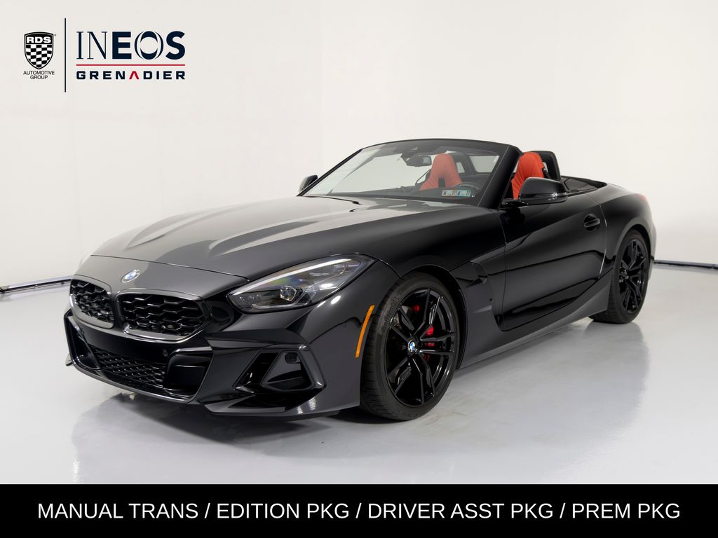 Black Sapphire Metallic 2025 BMW Z4 M40i RWD Convertible Rear-Wheel Drive Manual