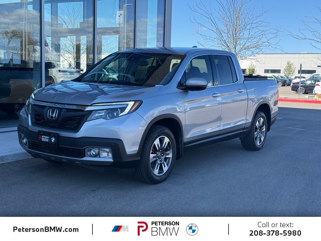 Lunar Silver Metallic 2017 Honda Ridgeline RTL-E AWD Pickup Truck All-Wheel Drive 6-Speed Automatic