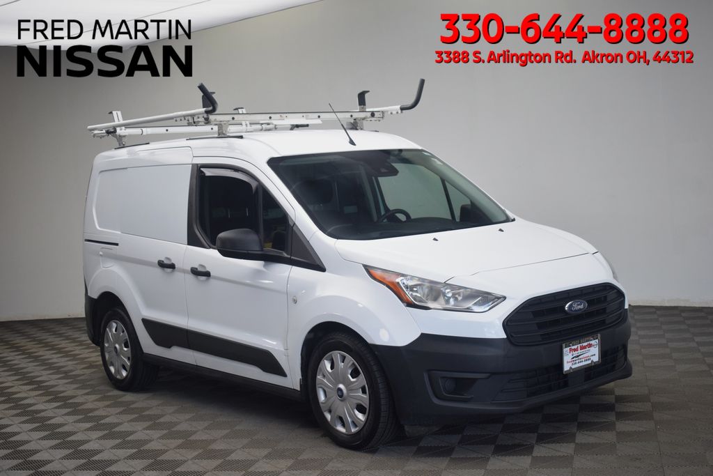 Frozen White 2019 Ford Transit Connect Van Front-Wheel Drive 8-Speed Automatic