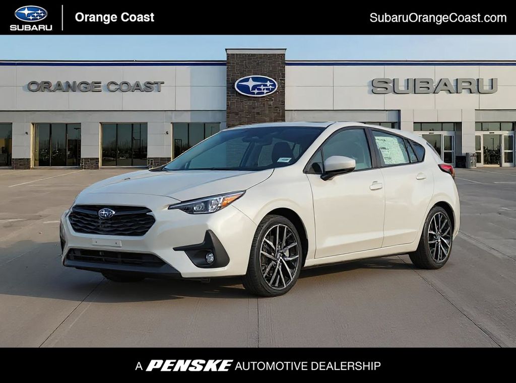 Crystal White Pearl 2025 Subaru Impreza Wagon All-Wheel Drive Continuously Variable Transmission
