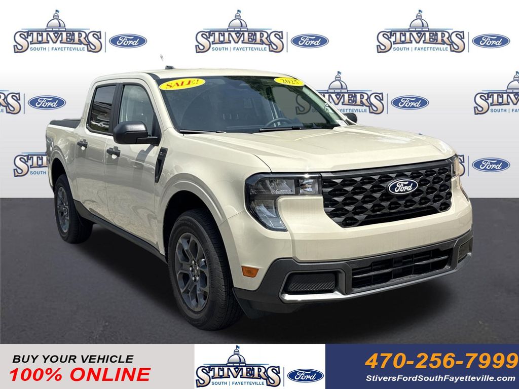 Desert Sand 2025 Ford Maverick XLT SuperCrew AWD Pickup Truck All-Wheel Drive 8-Speed Automatic