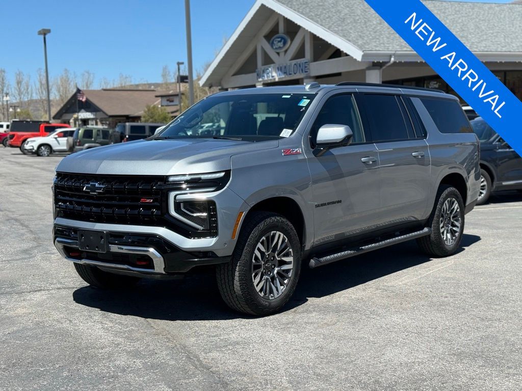 Sterling Gray Metallic 2025 Chevrolet Suburban Z71 4WD SUV / Crossover Four-Wheel Drive