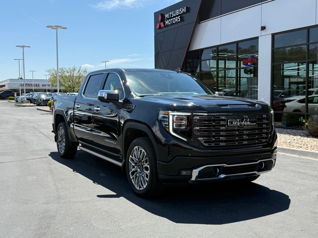 Black 2025 GMC Sierra 1500 Pickup Truck Four-Wheel Drive Automatic