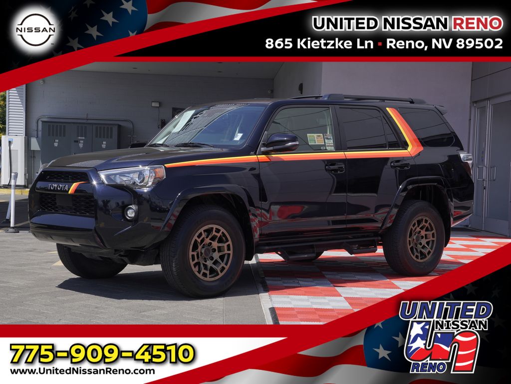 Midnight Black Metallic 2023 Toyota 4Runner SUV / Crossover Four-Wheel Drive 5-Speed Automatic
