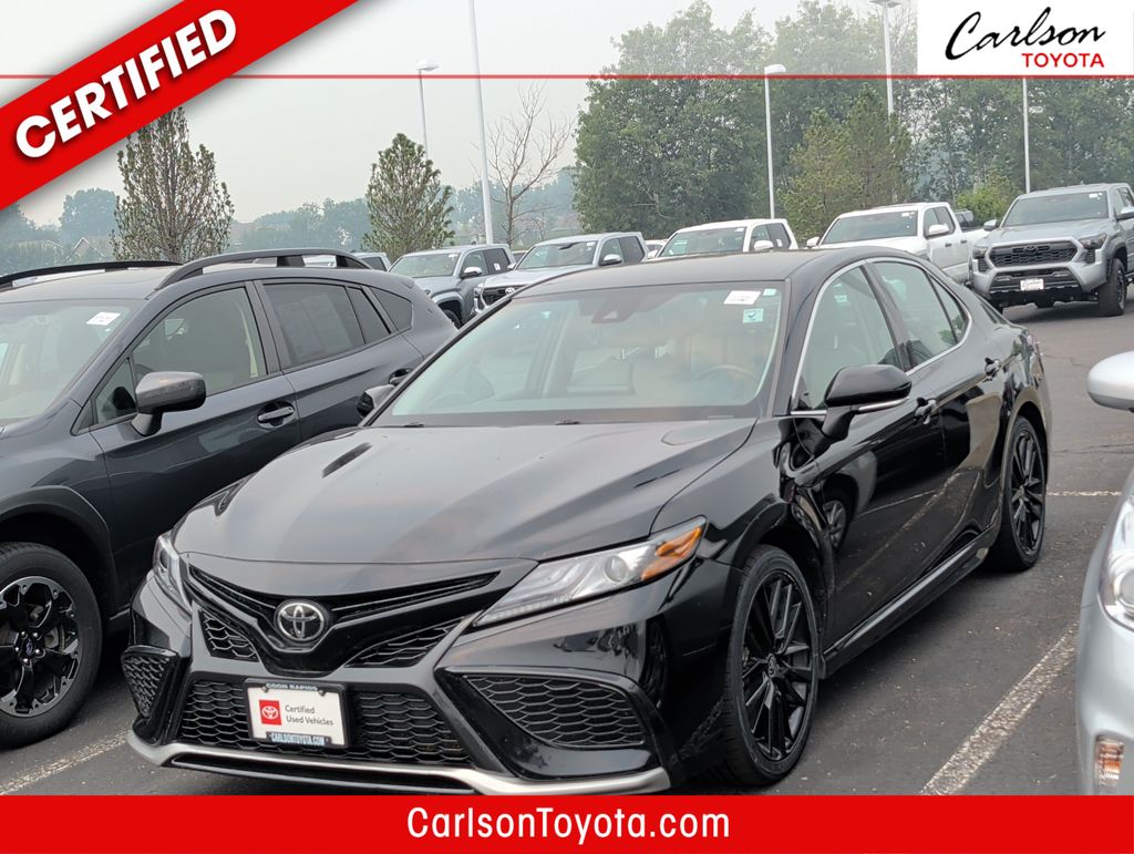 Midnight Black Metallic 2024 Toyota Camry Sedan Front-Wheel Drive 8-Speed Automatic