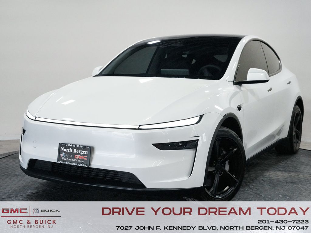 Pearl White Multi-Coat 2026 Tesla Model Y Long Range AWD SUV / Crossover All-Wheel Drive 1-Speed Automatic