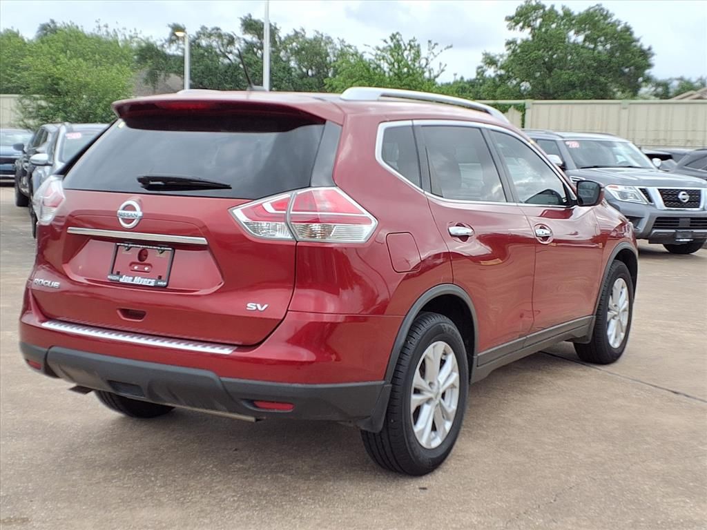 2016 Nissan Rogue SV Red at DeMontrond Gulf Freeway