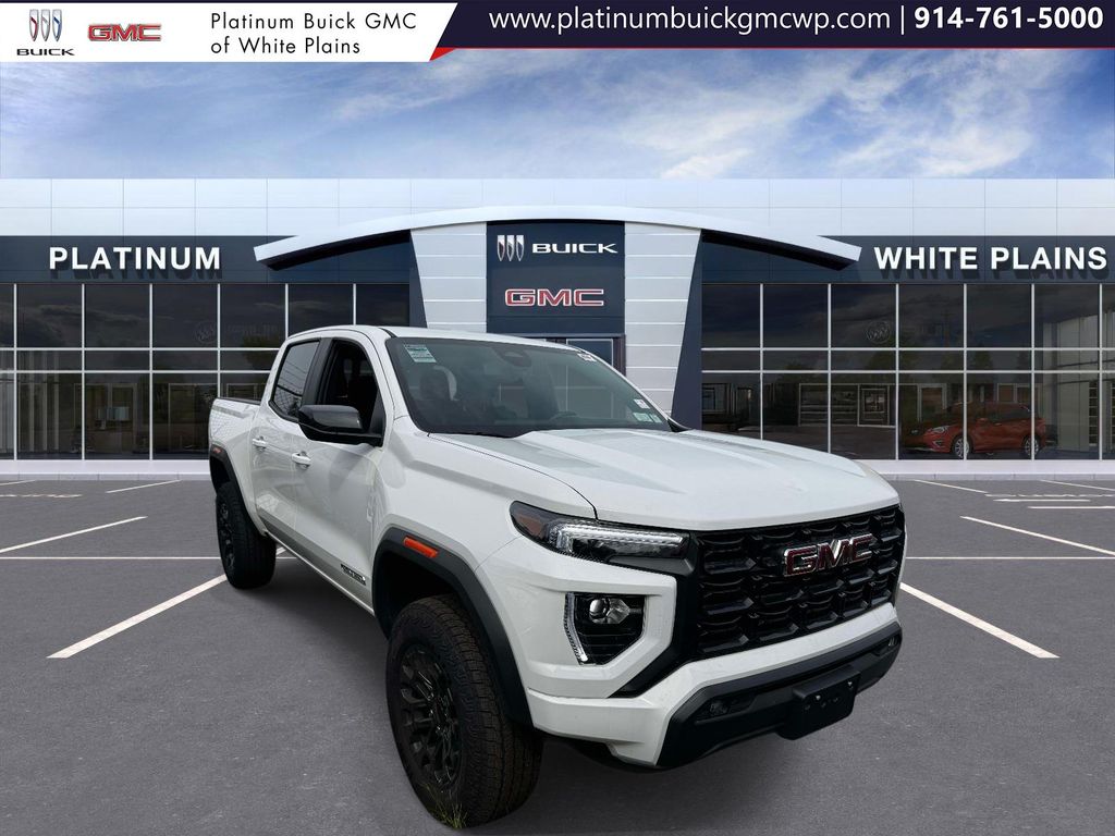Summit White 2026 GMC Canyon Elevation Crew Cab RWD Pickup Truck 4X2 8-Speed Automatic
