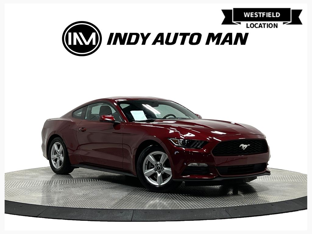 Ruby Red Metallic Tinted Clearcoat 2016 Ford Mustang V6 Coupe RWD Coupe Rear-Wheel Drive 6-Speed Automatic