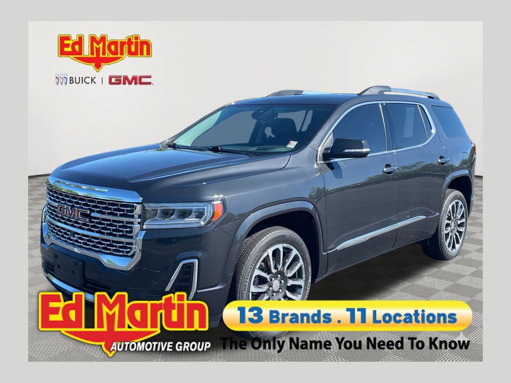 Carbon Black Metallic 2020 GMC Acadia SUV / Crossover Four-Wheel Drive 9-Speed Automatic
