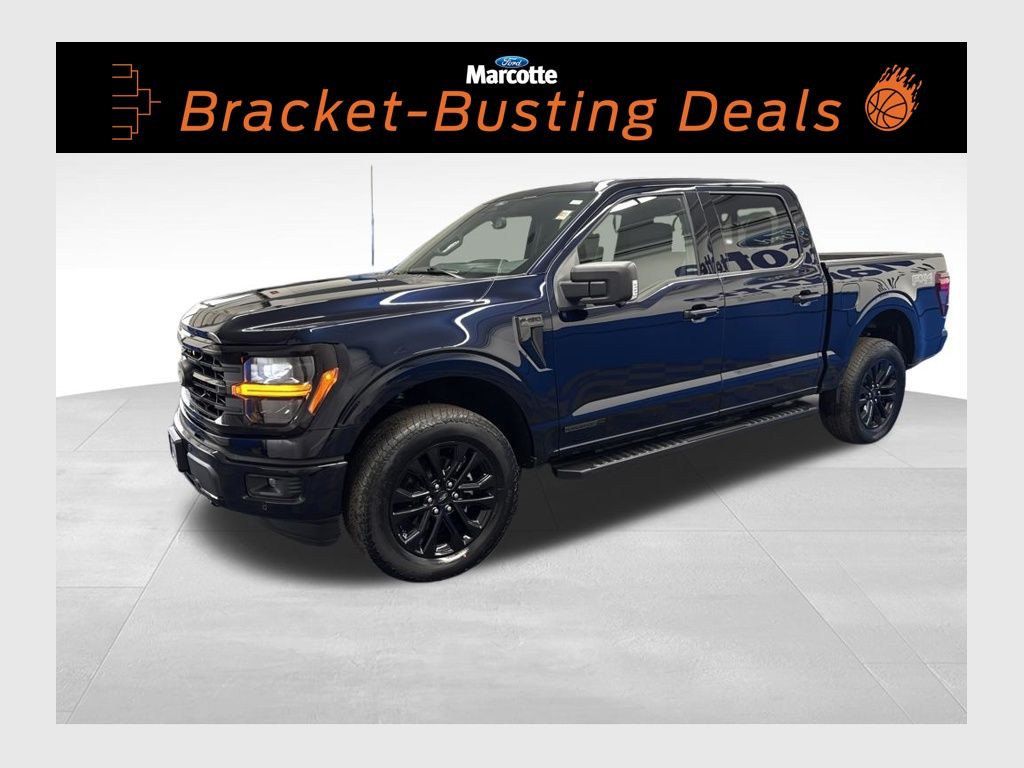 Antimatter Blue Metallic 2026 Ford F-150 XLT SuperCrew 4WD Pickup Truck Four-Wheel Drive Automatic