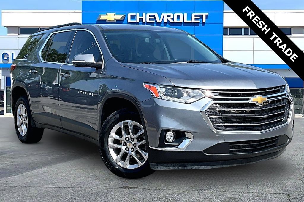 Gray (Satin Steel Metallic) 2021 Chevrolet Traverse SUV / Crossover Front-Wheel Drive 9-Speed Automatic