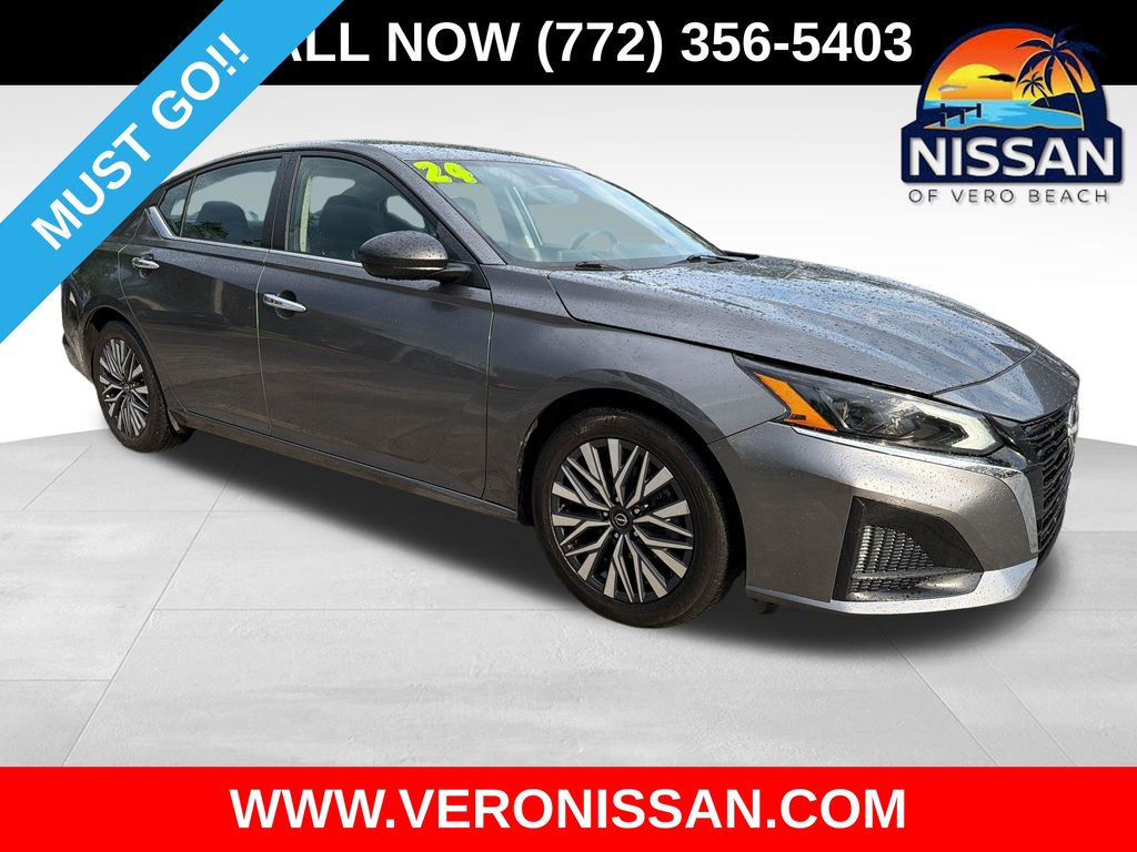 Gray (Gun Metallic) 2024 Nissan Altima Sedan Front-Wheel Drive Continuously Variable Transmission